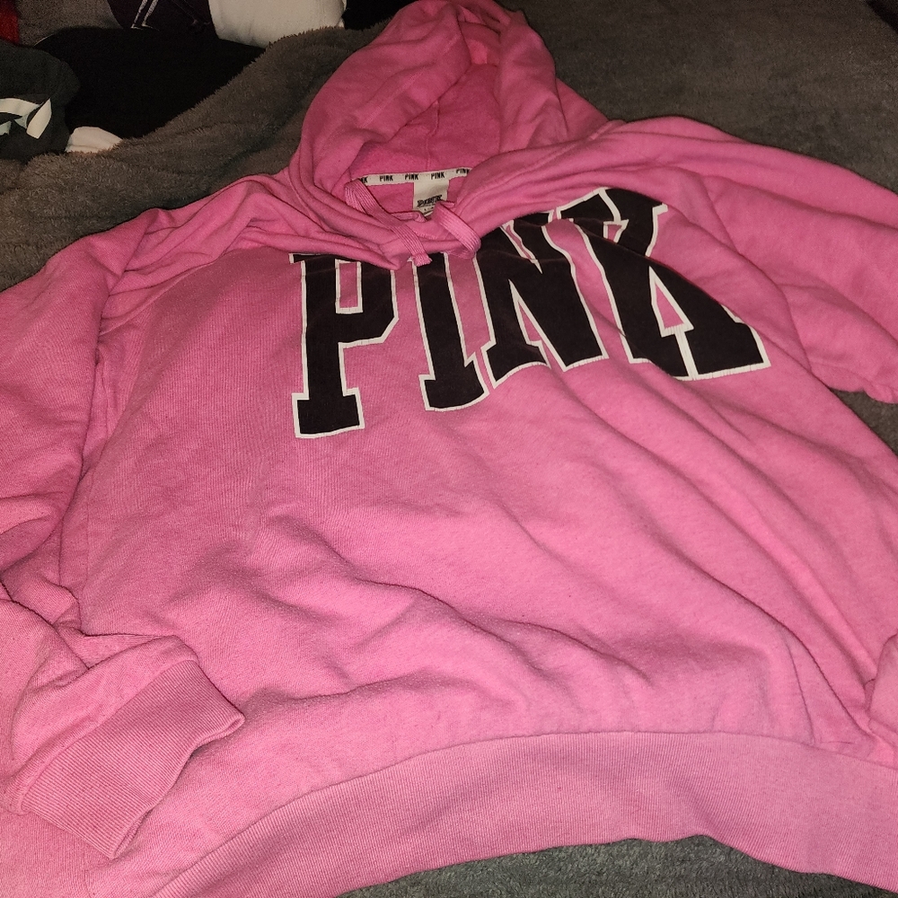 Large Pink by Victoria Secret hoodie